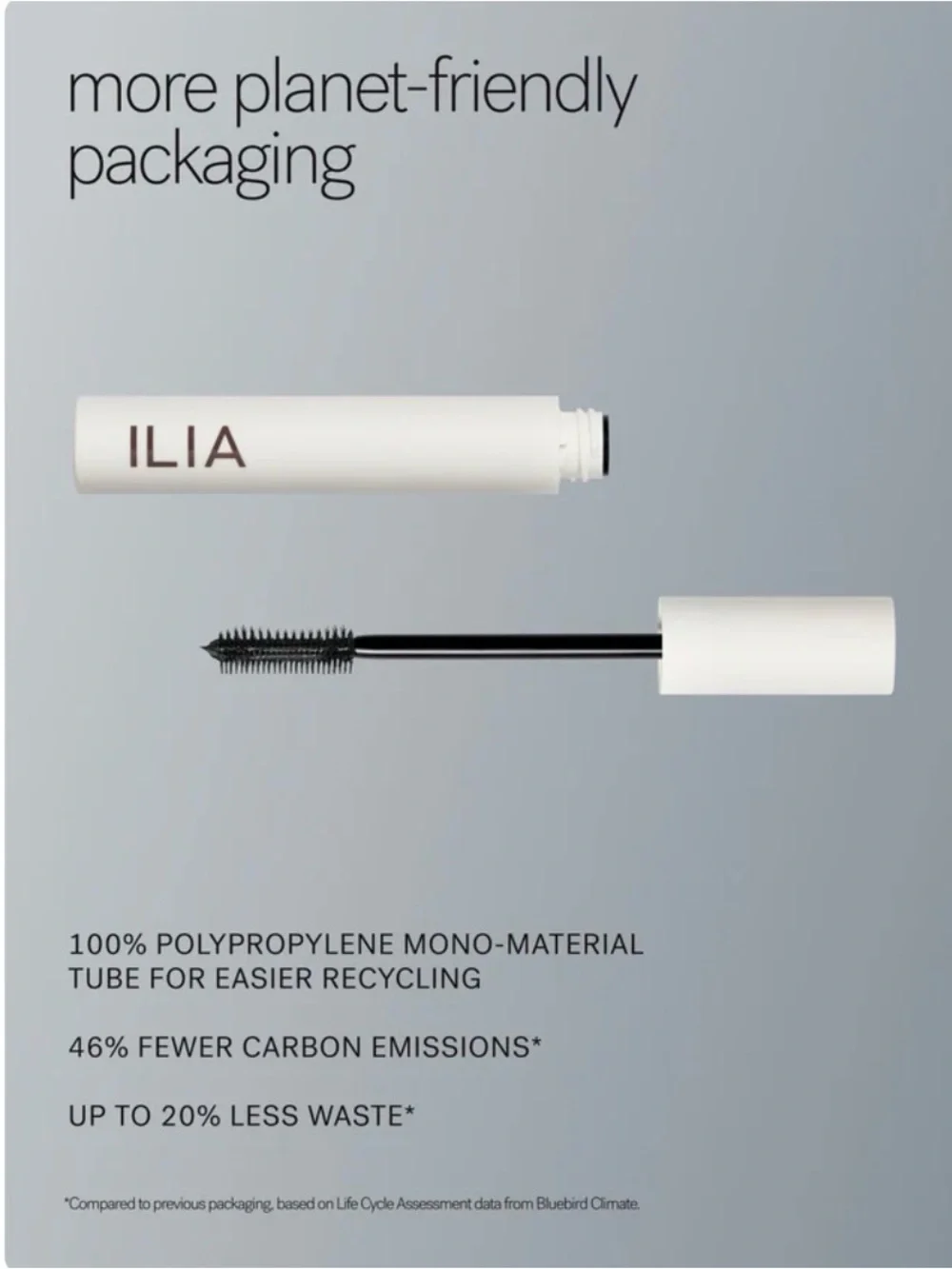 ILIA Volumizing Mascara — Black | Buildable Lift & Clean Formula